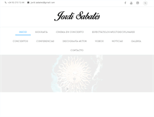 Tablet Screenshot of jordisabates.com